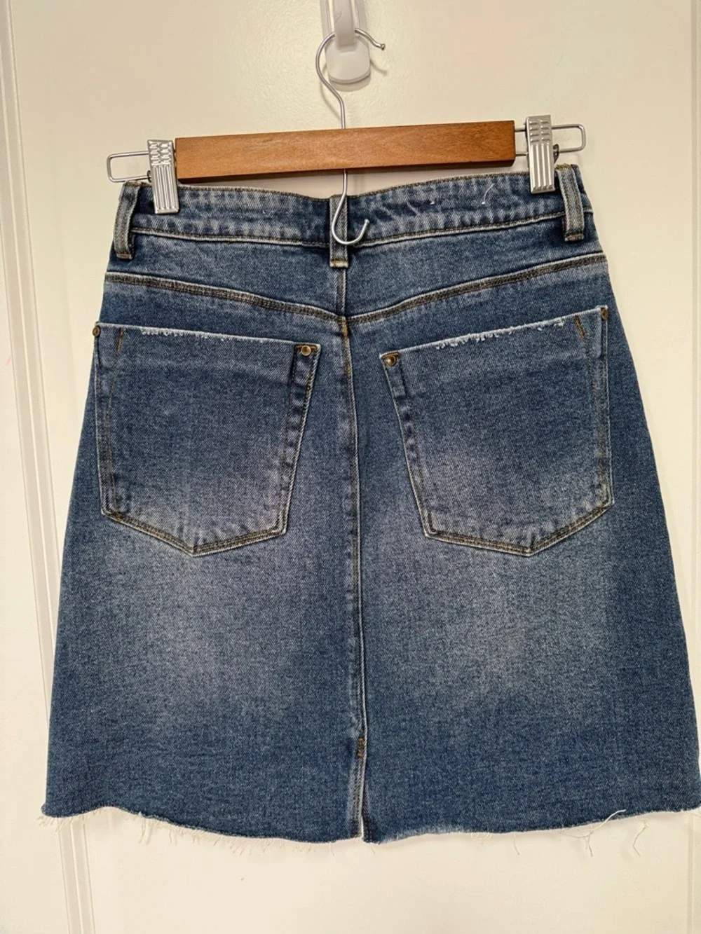 A loves A Denim Cut Off Mini Skirt size 26